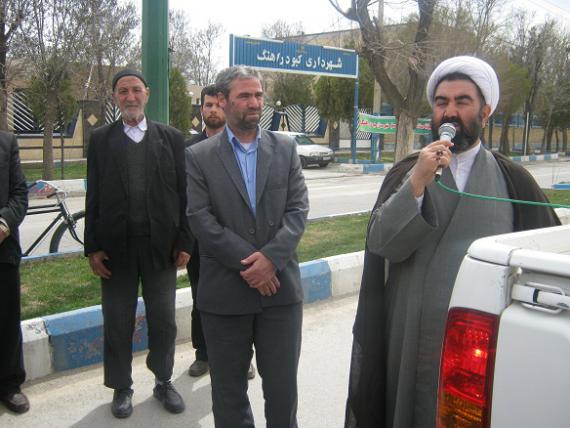 راهپیمایی نمازگزاران کبودراهنگ در محکومیت رژیم آل سعود
