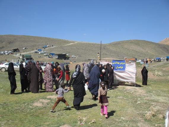 تصاویری از سیزده بدر در کوه قلی آباد کبودراهنگ
