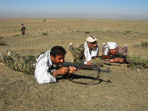 حضور بسیجیان کبودراهنگ در رزمایش الی بیت المقدس