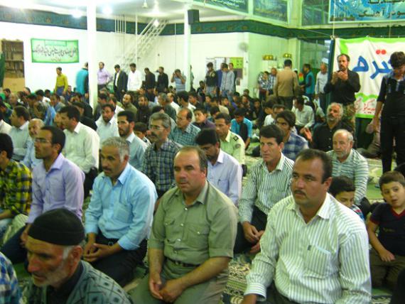 مراسم بدرقه زائران حرم امام خمینی (ره )در کبودراهنگ