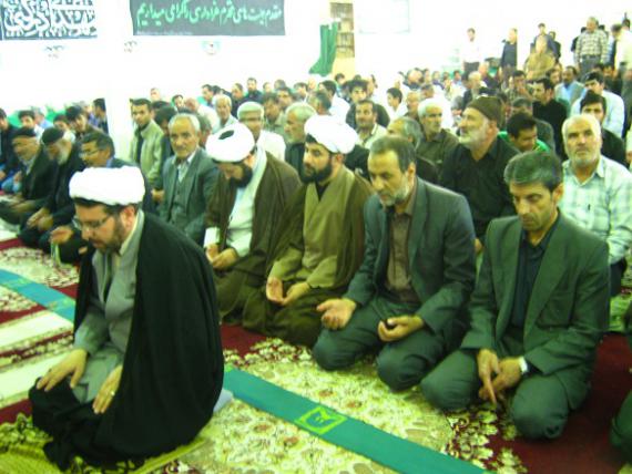 مراسم بدرقه زائران حرم امام خمینی (ره )در کبودراهنگ