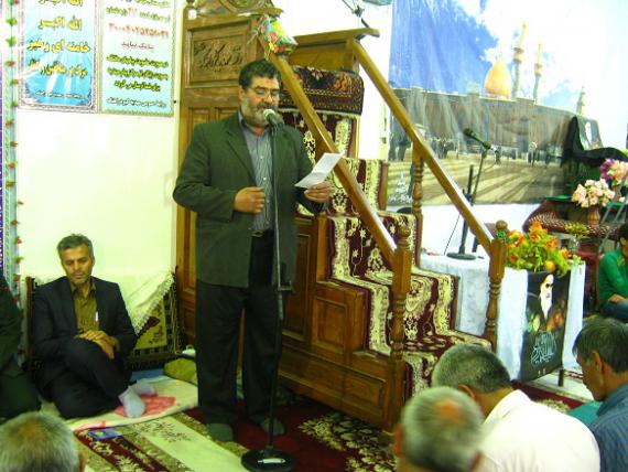 مراسم بدرقه زائران حرم امام خمینی (ره )در کبودراهنگ
