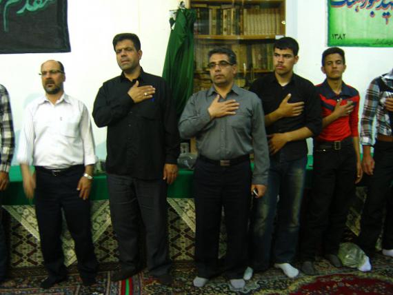 مراسم بدرقه زائران حرم امام خمینی (ره )در کبودراهنگ