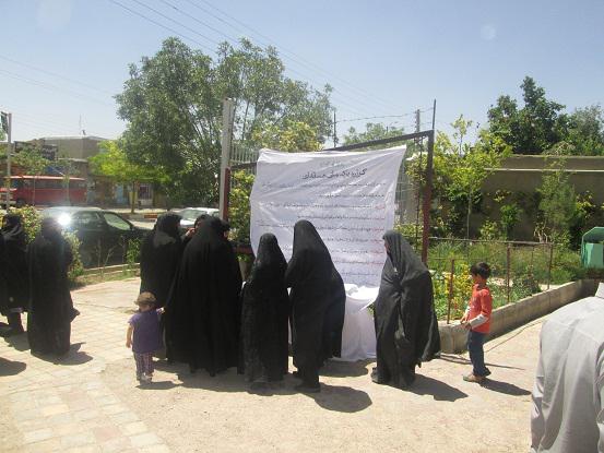 امضای گزاره برگ ملی هسته ای توسط مردم گل تپه + تصاویر