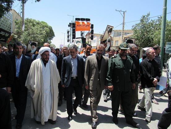 گزارش تصویری راهپیمایی روز قدس در کبودراهنگ