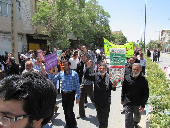 گزارش تصویری راهپیمایی روز قدس در کبودراهنگ