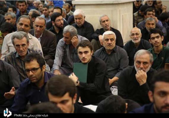سخنرانی مخفیانه فرزند سید حسن خمینی در یک روستا + عکس