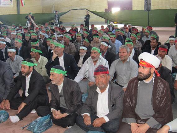 همایش رزمندگان هشت سال دفاع مقدس بخش مرکزی کبودراهنگ
