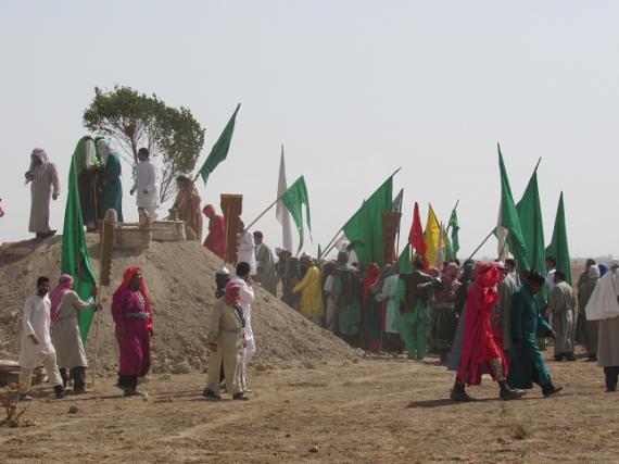 بازسازی واقعه غدیر خم در کبودراهنگ