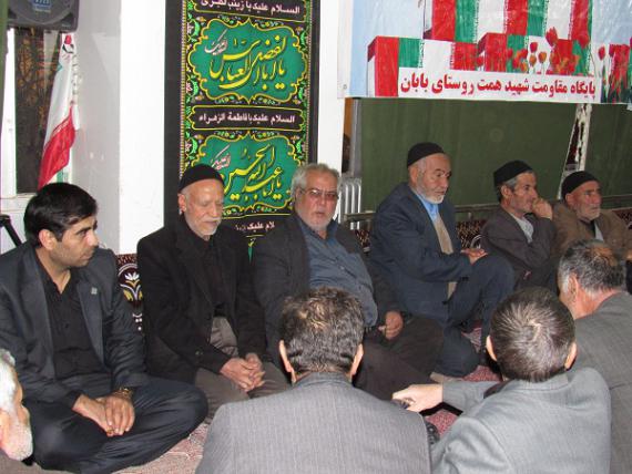 گزارش تصویری چهارمین یادواره شهدای روستای بابان