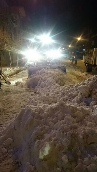 بارش برف و بسیج امکانات شهرداری کبودراهنگ + تصاویر