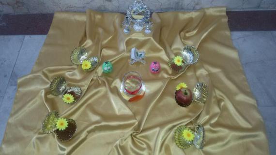 جشنواره هفت سین در مدرسه فرزانگان کبودراهنگ
