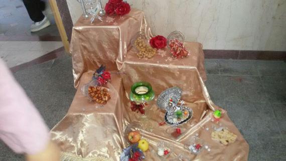 جشنواره هفت سین در مدرسه فرزانگان کبودراهنگ