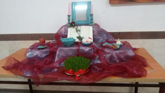جشنواره هفت سین در مدرسه فرزانگان کبودراهنگ