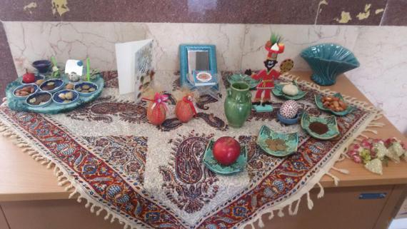 جشنواره هفت سین در مدرسه فرزانگان کبودراهنگ