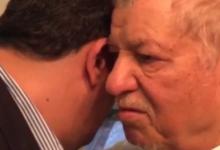 فیلم/ خداحافظی هاشمی با پسرش 