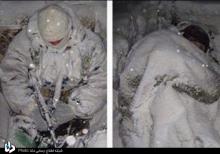 عکس خبری/مدافعان حرم زیر برف